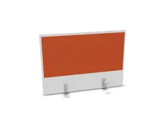 opzetpaneel,v. bureau,aanbouw achter,B 800mm,Bl-wit,BN3012-oranje