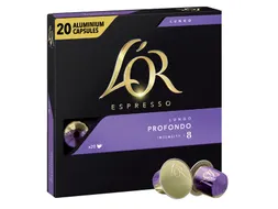 Koffiecups L'Or espresso Lungo Profondo 20 stuks