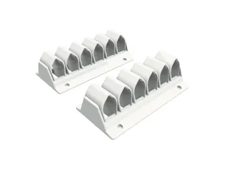 Kabelmanagement Addit kabelgolf set van 2 Wit - 1
