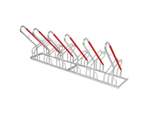 fietsenrek,HxBxD 930x2100x820mm,6instelplaatsen,gebruik eenzijdig