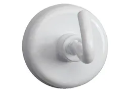 Magneet met haak MAUL 25mm trekkracht 3kg wit 5 stuks