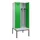 locker met bank,voor scheiding van kleding,HxBxD 2120x800x815mm,2vak