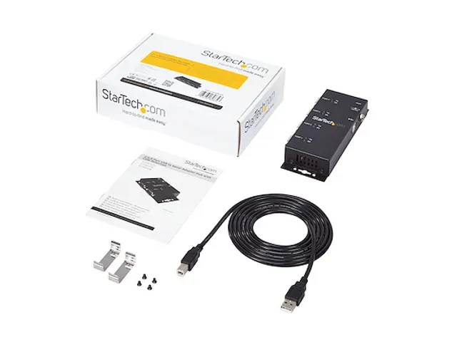 4-poort USB naar DB9 RS232 Seriële Adapter Hub