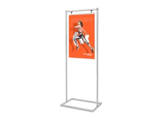 Poster Display Decor Sway Dubbelzijdig A1 Zilver - 1