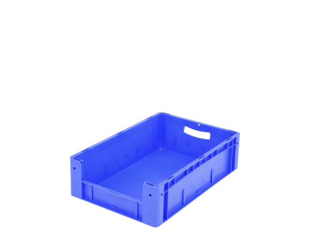 Euronorm Stapelkrat M. Grijpopening Pp 170x600x400mm Blauw