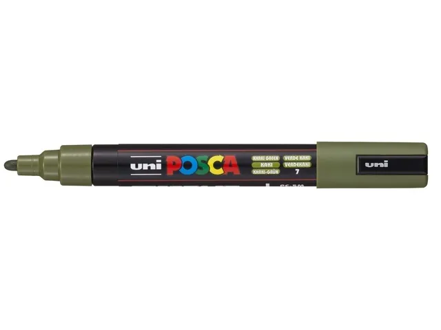 Paintmarker Uni POSCA PC5M medium kaki groen