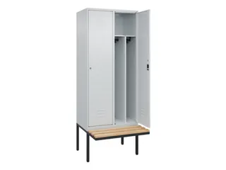 locker voor scheiding van kleding,HxBxD 2120x800x815mm,2vak - 2