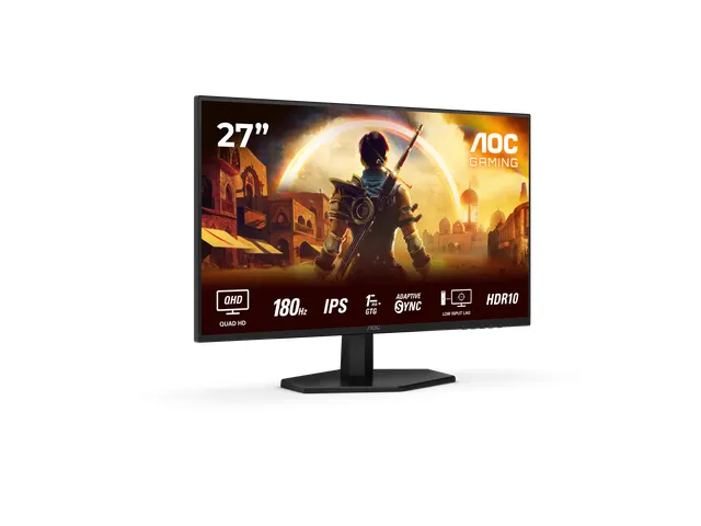 AOC G4 Q27G42XE 27 Inch Monitor Quad HD Zwart, Rood