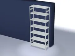 systeemstelling,grondveld,HxBxD 3000x1360x535mm,vakl. 185kg