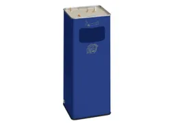 Combi-asbak Hxbxd 660X230X230Mm Vierkant Blauw