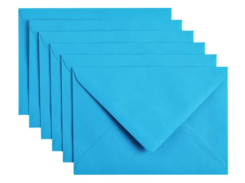 Envelop Papicolor C6 114x162mm Hemelsblauw Gegomd
