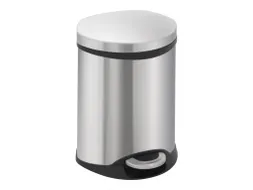 Pedaalemmer Shell Bin 6 Liter Mat RVS
