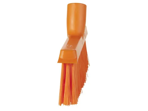 Vikan Hygiene medium veger Oranje stofblik lange steel 250mm