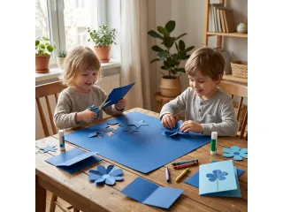 Fotokarton Kangaro 50x70cm 300gr koningsblauw pak 25 vel - 7