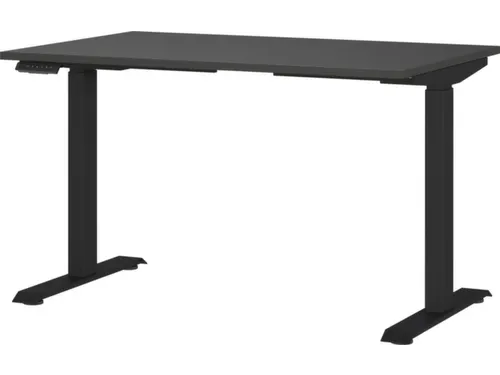 Elektrisch ihv bureau,HxBxD 720-1200x1200x800mm,blad grafiet