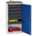 Materiaalkast 1000x500x500mm 6 Laden Lichtgrijs/gentiaanblauw