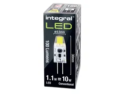 Ledlamp Integral GU4 2700K warm wit 1.1W 95lumen