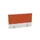 opzetpaneel,v. bureau,aanbouw achter,B 1000mm,Bl-wit,BN3012-oranje