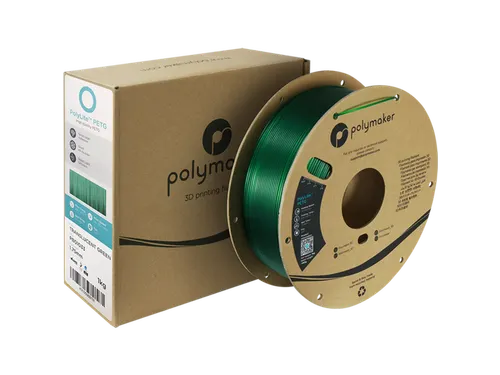 Polymaker PolyLite PETG filament 1,75 mm Translucent Groen 1kg