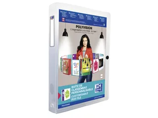 Verzamelbox Oxford Polyvsion A4 40mm Insteektas Transparant PP - 1