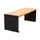 zitbank,B 1200mm,3latten,hout-zitting licht eikenhout,zitting H 450mm