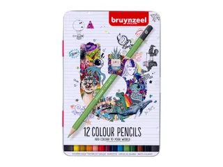 Kleurpotloden Bruynzeel assorti blik à 12 stuks - 2
