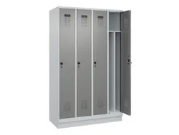 locker voor scheiding van kleding,HxBxD 1950x1200x500mm,4vak
