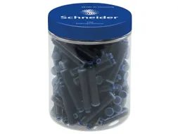Inktpatronen Schneider container à 100 stuks koningsblauw