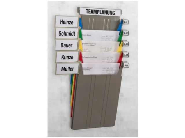 Organisateur mural Module base DIN A4 15x240x302mm ABS