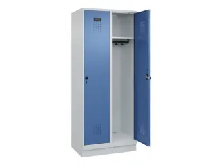 locker,HxBxD 1950x800x500mm,2vak,vak B 400mm,draaigrendel,sokkel - 2