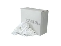 Poetslappen witte tricot speciaal, doos 10 kg