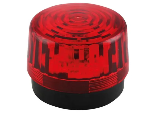LED-Knipperlicht - Rood - 12 VDC - ø 100mm