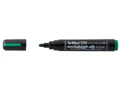 Permanent marker Artline 170 Eco rond Medium groen Dry Safe