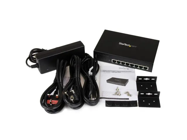 8-poorts Onbeheerde Industriële Gigabit Power Over Ethernet Switch