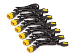 Stroomkabelkit (6 ea), blokkerend, C13 naar C14, 1,8 m