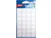 Ronde Etiketten In Etui Diameter 15 Mm, Wit, 196 Stuks, 28 Per Blad