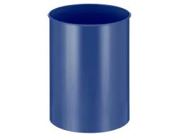 Ronde papierbak 30 liter Blauw