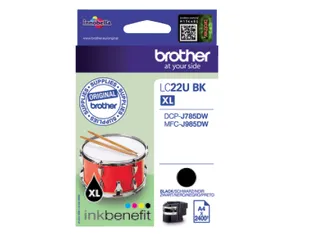 Inktcartridge Brother LC-22UBK zwart - 2