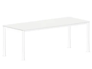 In hoogte verstelbaar bureau,HxBxD 720-840x2000x800mm,Bl-wit - 2