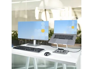 Verstelbare ergonomische laptopstandaard aluminium tot 10kg - 6