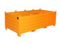 Systeem-Stapelcontainer Oranje 850x2400x1200mm 2250kg Inhoud 2m³