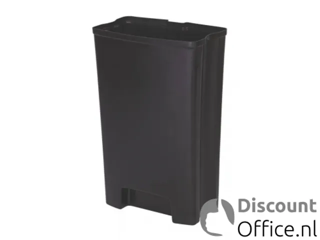 Binnenbak 30 Liter Zwart Kunststof End Step Rubbermaid