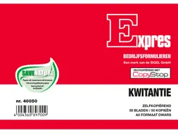 Kwitantieboekje Sigel Expres zelfkopierend A6 2x50 blad