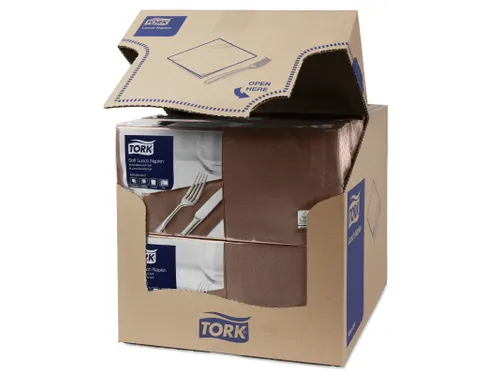Tork 477872 Soft Lunchservet Advanced Bruin 33x33cm