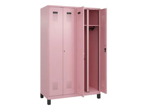 locker voor scheiding van kleding,HxBxD 1950x1200x500mm,4vak