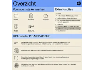Multifunctional Laserprinter HP laserjet 4102fdn - 6