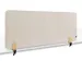 OUTLET Elements Bureauscherm akoestisch 60x160cm Beige klemmen