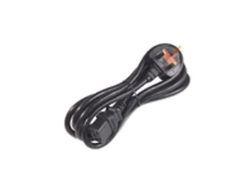 Pwr Cord, 16A, 200-240V, C19 to UK Plug