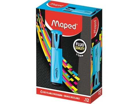 markeerstift Fluo'Peps Classic blauw