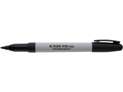 Permanent Marker Met Fijne Harde Punt, Zwart